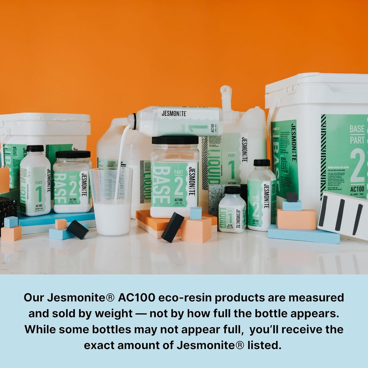 Jesmonite® AC100 Eco-Resin Starter Kit - Original DIY Casting Set